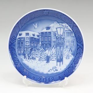 ロイヤルコペンハーゲン(ROYAL COPENHAGEN)のロイヤルコペンハーゲン 2018年イヤープレート(置物)