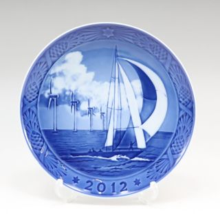 ロイヤルコペンハーゲン(ROYAL COPENHAGEN)の【Royal Copenhagen】ロイヤルコペンハーゲン 2012年イヤープレート Horns Rev ポーセリン _ オブジェ(彫刻/オブジェ)