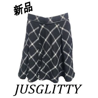 ジャスグリッティー(JUSGLITTY)のJUSGLITTY　台形スカート(ひざ丈スカート)