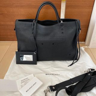 バレンシアガバッグ(BALENCIAGA BAG)のバレンシアガ　シティ　ブラックアウトM 未使用品(ハンドバッグ)