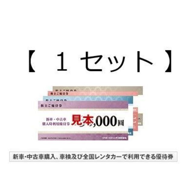 【3セット】VTホールディングス 株主優待券のサムネイル