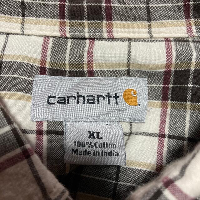 carhartt(カーハート)の【インド綿】カーハート  ビッグシルエット　半袖チェックシャツ メンズのトップス(シャツ)の商品写真