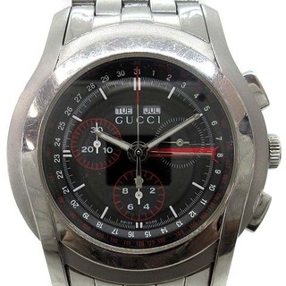 グッチ(Gucci)のグッチ 5500 クロノグラフ 腕時計 シルバー色 YA055206(腕時計(アナログ))