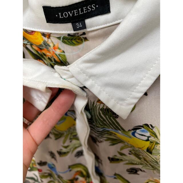 LOVELESS(ラブレス)のLOVELESS シャツワンピ　シャツ　 レディースのトップス(シャツ/ブラウス(長袖/七分))の商品写真