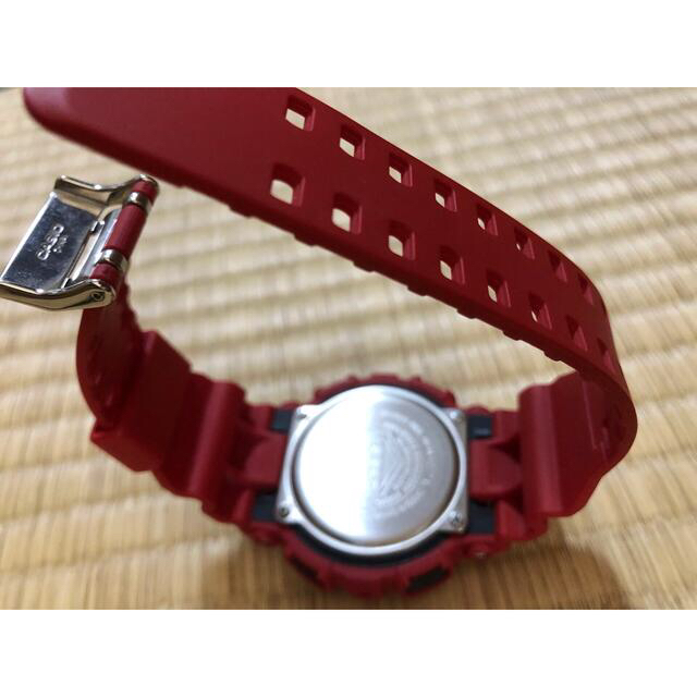 CASIO(カシオ)のG-SHOCK  GA-100B-4AJF RED 箱　説明書付き メンズの時計(腕時計(アナログ))の商品写真