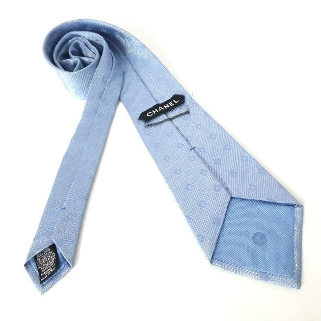 CHANEL(シャネル)のシャネル ネクタイ メンズ - ライトブルー メンズのファッション小物(ネクタイ)の商品写真