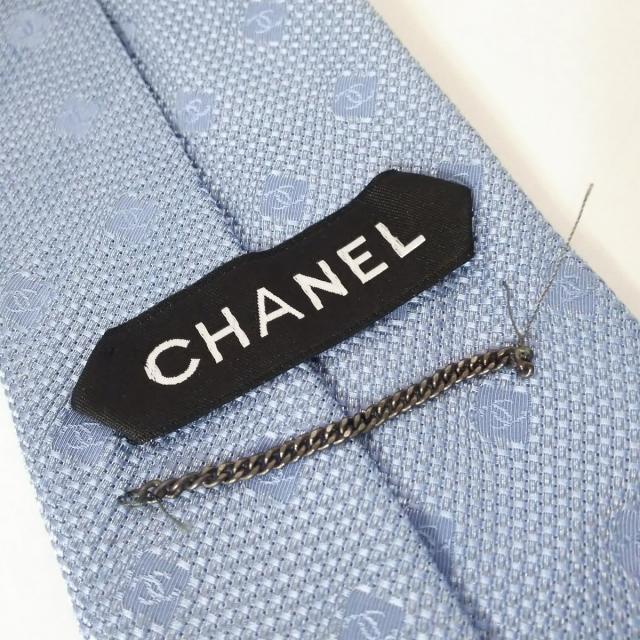 CHANEL(シャネル)のシャネル ネクタイ メンズ - ライトブルー メンズのファッション小物(ネクタイ)の商品写真