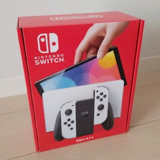 ニンテンドースイッチ(Nintendo Switch)の当日発送可能！新品未開封　スイッチ本体　ホワイト有機ELモデル(保証書欄は空欄)(家庭用ゲーム機本体)