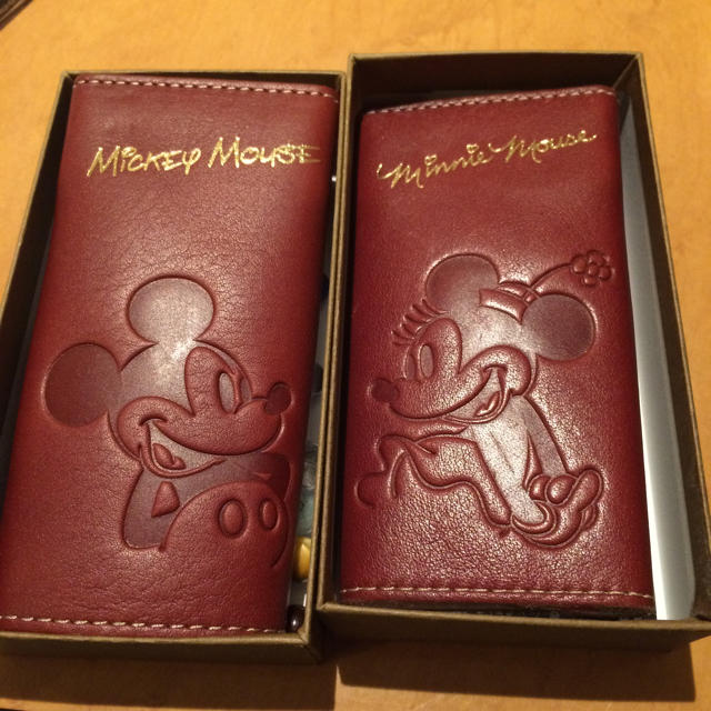 Disney(ディズニー)のミッキー＆ミニー♡本革キーケースセット レディースのファッション小物(キーケース)の商品写真