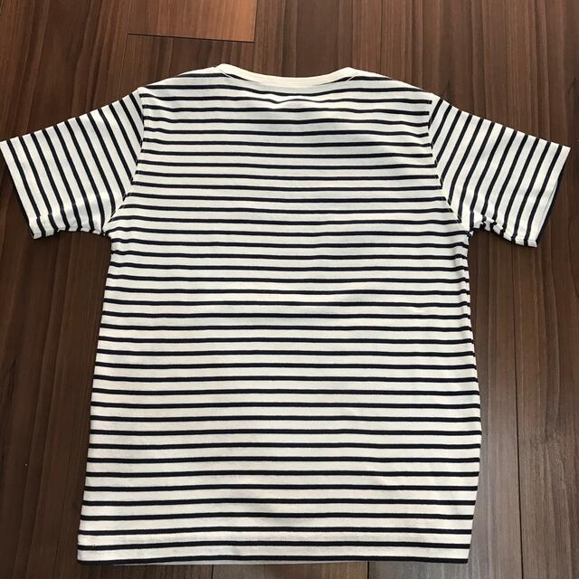 mont bell(モンベル)のししまい様 未使用 モンベル Tシャツ 140 ボーダー キッズ/ベビー/マタニティのキッズ服男の子用(90cm~)(Tシャツ/カットソー)の商品写真