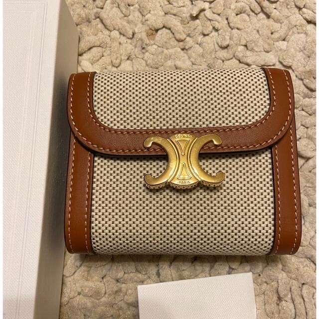 本格派ま! celine セリーヌCELINEトリオンフ スモールフラップ