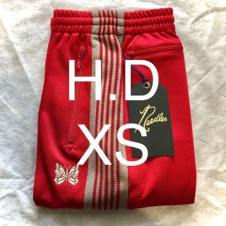 ニードルス(Needles)のヒザデルパンツ　XS 赤　レッド　red 22ss(スラックス)