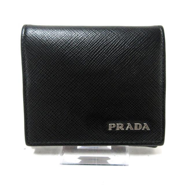 PRADA(プラダ)のプラダ コインケース - 2MM935 黒 レザー レディースのファッション小物(コインケース)の商品写真