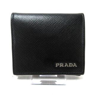 プラダ(PRADA)のプラダ コインケース - 2MM935 黒 レザー(コインケース)