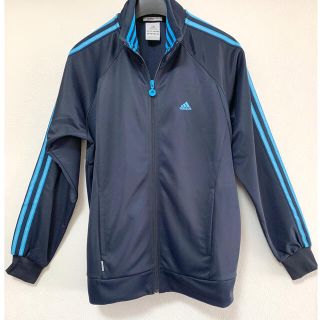 アディダス(adidas)の美品⭐︎✳︎ アディダス ジャージ  レディース 紺 150〜160  Ｓ〜 M(ウェア)