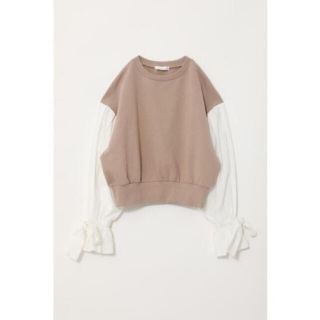 リエンダ(rienda)のrienda Shirt Sleeve Sweat TOP-R 新品未使用(トレーナー/スウェット)