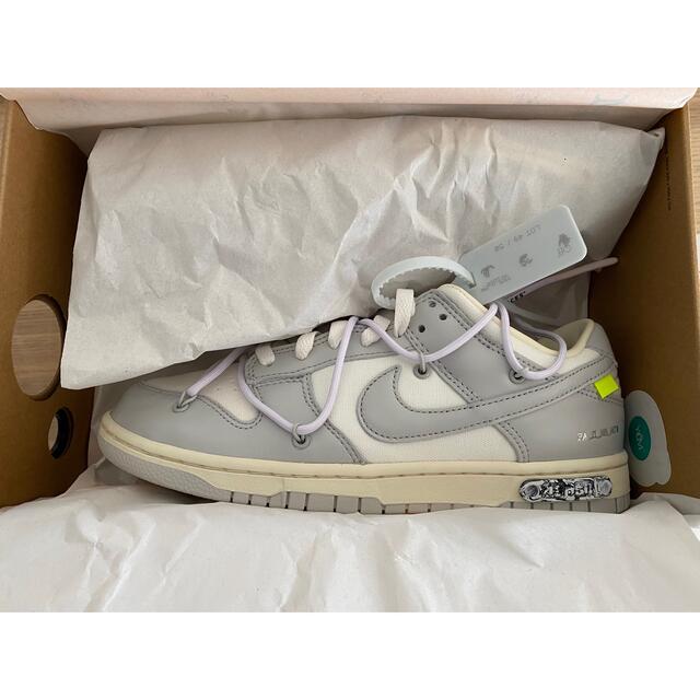 靴/シューズOFF-WHITE × NIKE DUNK LOW 1 OF 50 "49"