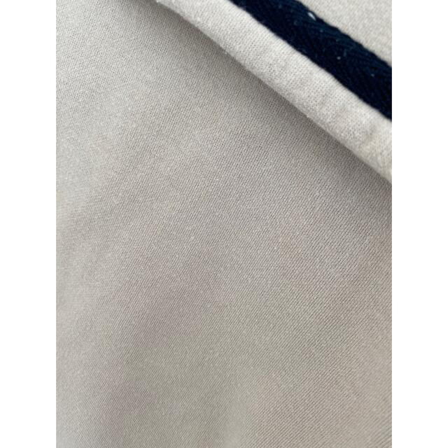 韓国ベビー服 セーラー ベージュ ロンパース 裏起毛 キッズ/ベビー/マタニティのベビー服(~85cm)(ロンパース)の商品写真