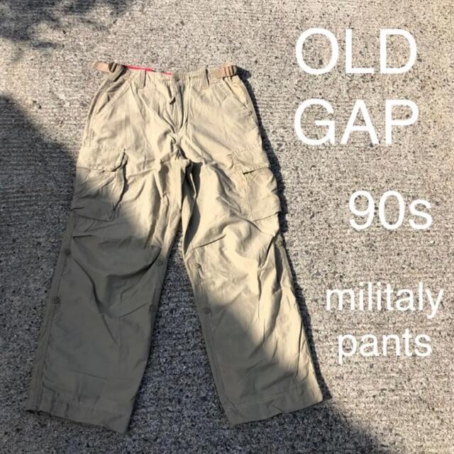 GAP - 90s oldgap オールドギャップ ベージュ カーゴパンツ ミリタリー