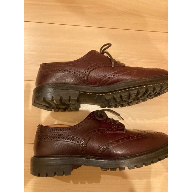 tricker's トリッカーズ カントリー8 ウィングチップ シボ革