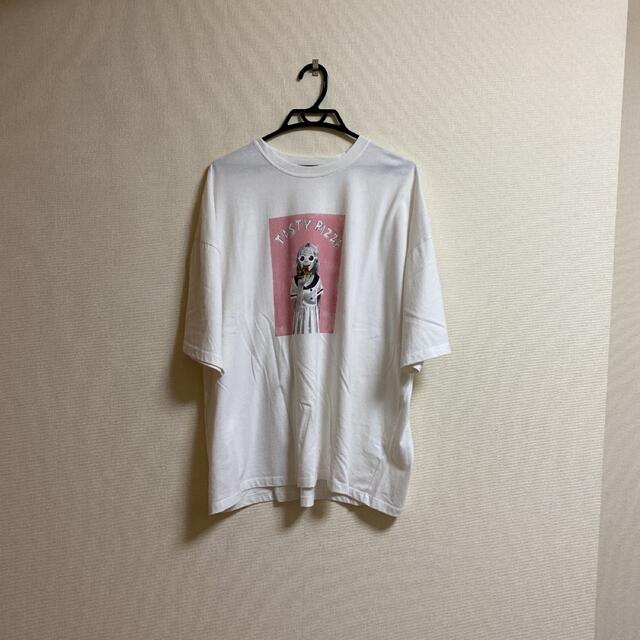 HARE(ハレ)の【超希少】kutir クティール　Tシャツ　オーバーサイズ　プリント　ピザ メンズのトップス(Tシャツ/カットソー(半袖/袖なし))の商品写真