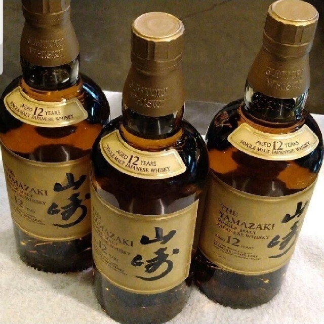 サントリー山崎　12年　ウイスキー　700ml 3本セット