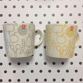 イッタラ(iittala)の♡イッタラ フルッタ マグカップ パールグレイ イエロー フルーツ OTC(食器)