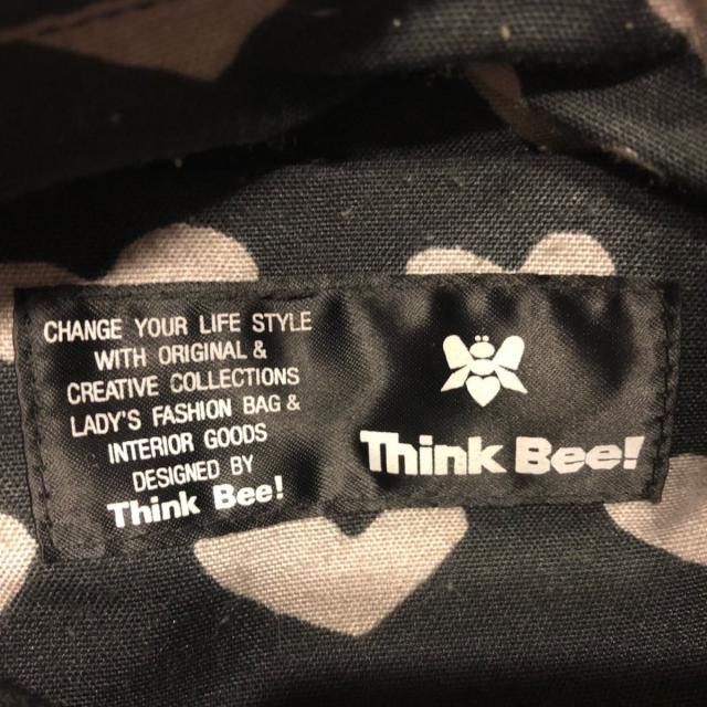 Think Bee!(シンクビー)のシンクビー ハンドバッグ - 黒×レッド レディースのバッグ(ハンドバッグ)の商品写真