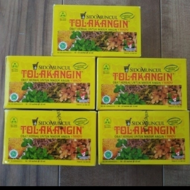 Tolak Angin トラックアンギン バリ島　風邪　5箱(６０パック) 食品/飲料/酒の健康食品(その他)の商品写真