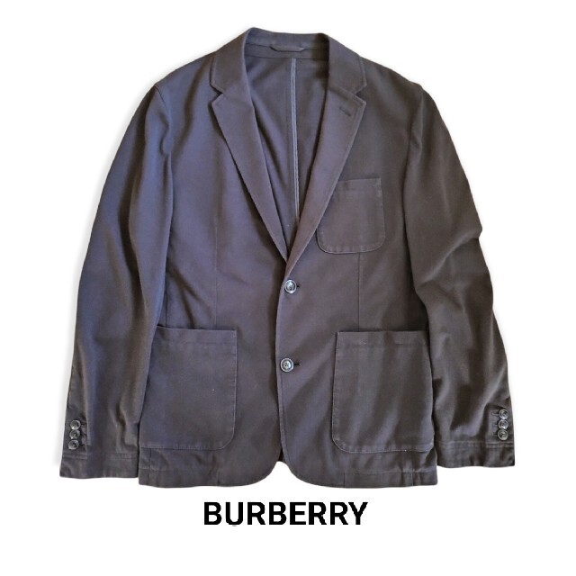 BURBERRY BLACK LABEL(バーバリーブラックレーベル)のバーバリー/春夏用/ジャケット/薄手/BLACK メンズのジャケット/アウター(テーラードジャケット)の商品写真