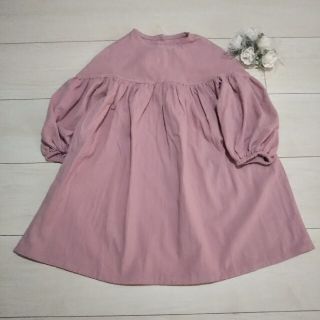 【むぅ様専用】☆新品＊ナチュラル★ポワン袖＊ランタン袖＊ワンピース＊ドレス♪(ワンピース)