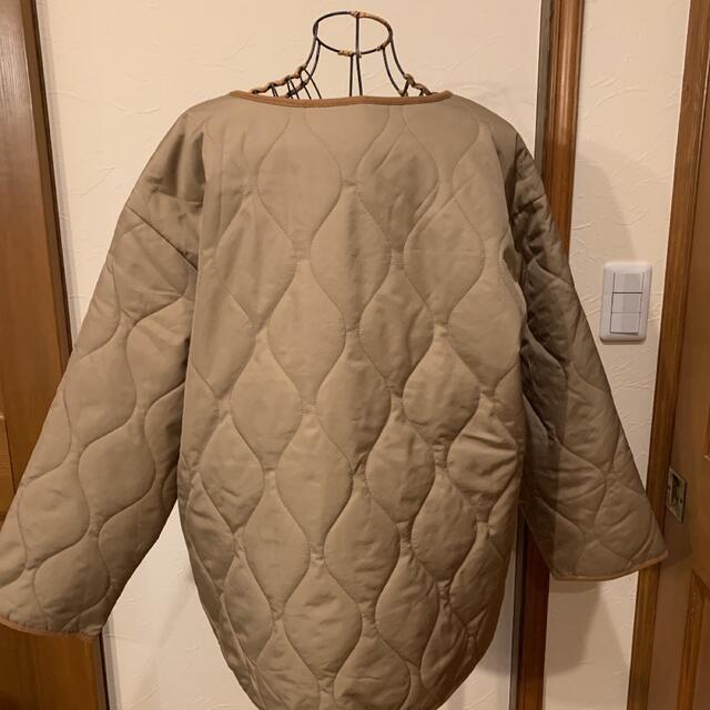 Lin&Red 中綿コート レディースのジャケット/アウター(ノーカラージャケット)の商品写真