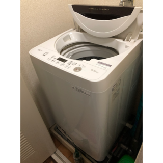 シャープ(SHARP)の【値下げ！激安3000円！】シャープ洗濯機：2月21日までにご購入の方限定！(洗濯機)