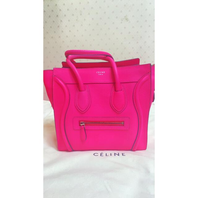 ♡超美品♡CELINE ラゲージ  ネオンピンクシャネル