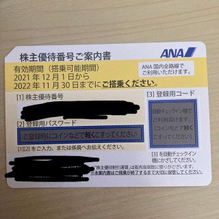 エーエヌエー(ゼンニッポンクウユ)(ANA(全日本空輸))のANA 株主優待券　(その他)