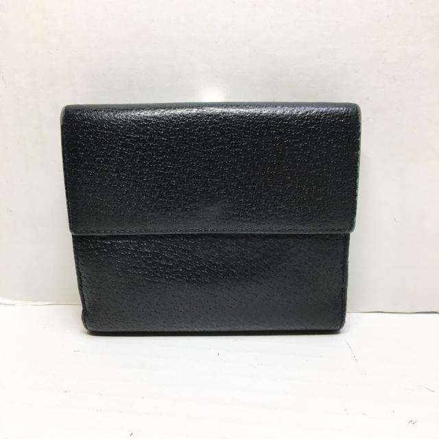 GUCCI - グッチ 2つ折り財布 - 黒×シルバー レザーの通販 by GUCCI - グッチ 2つ折り財布 - 黒×シルバー レザーの通販 by
