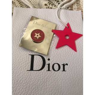 ディオール(Dior)のディオール　紙袋　ショッパー　星チャーム　バッチ(その他)