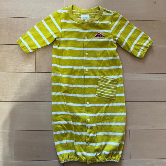 hakka baby(ハッカベビー)のOrange hakka ロンパース キッズ/ベビー/マタニティのベビー服(~85cm)(ロンパース)の商品写真