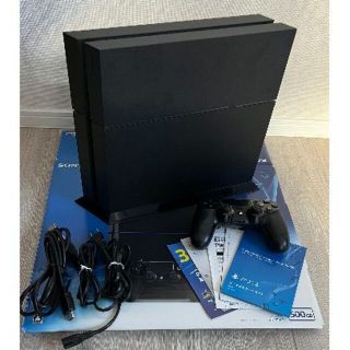 ソニー(SONY)のSONY PlayStation4 本体｜付属品・箱説あり｜専用縦置スタンド付き(家庭用ゲーム機本体)