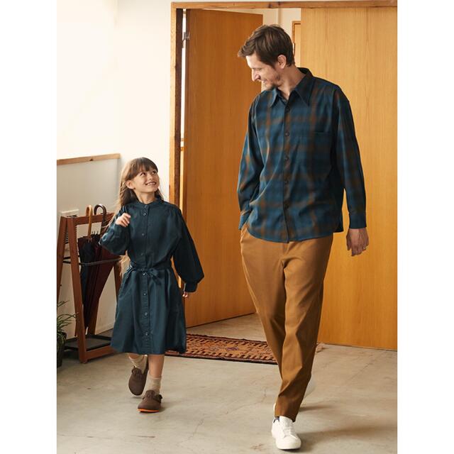 UNIQLO U 21AW フランネルイージーワイドフィットパンツ S 通販