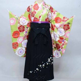 袴フルセット ジュニア用へ直し 135～150cm 袴変更可能 NO36863(和服/着物)