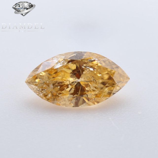 イェローダイヤモンドルース/ F.L.O. YELLOW/ 0.244 ct.