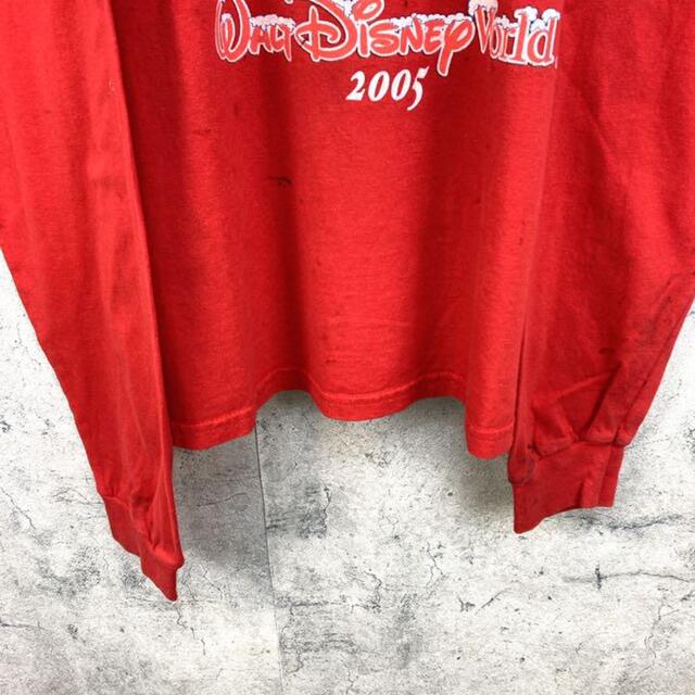 Disney(ディズニー)の希少 90s ディズニー ロンT ビッグプリント ビッグシルエット USA製 メンズのトップス(Tシャツ/カットソー(七分/長袖))の商品写真