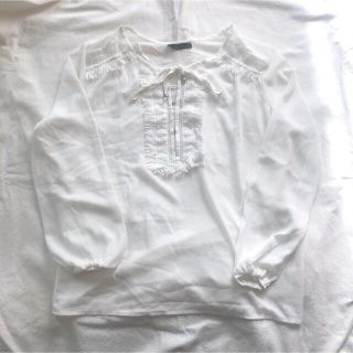 アニエスベー(agnes b.)のBoutique Jad フリンジブラウス　made in france(Tシャツ(長袖/七分))