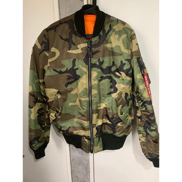 alpha industries  MA-1 ブルゾン　迷彩