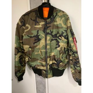 アルファインダストリーズ(ALPHA INDUSTRIES)のalpha industries  MA-1 ブルゾン　迷彩(フライトジャケット)