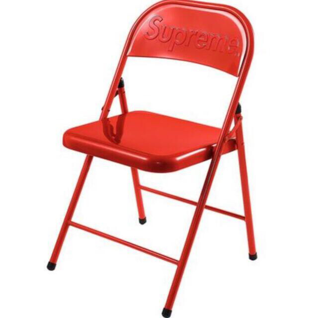 supreme シュプリーム metal folding chair red 赤