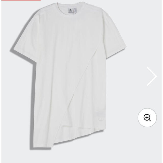 adidas(アディダス)のアディダス　裾アシンメトリー　Tシャツワンピース レディースのワンピース(ミニワンピース)の商品写真