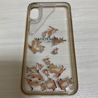 メゾンキツネ(MAISON KITSUNE')のメゾンキツネ　iPhoneX・XSケース(iPhoneケース)