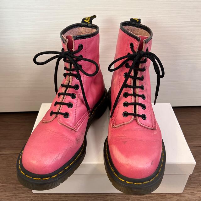 Dr.Martens - Dr. Martens ドクターマーチン ピンク 8ホールの通販 by